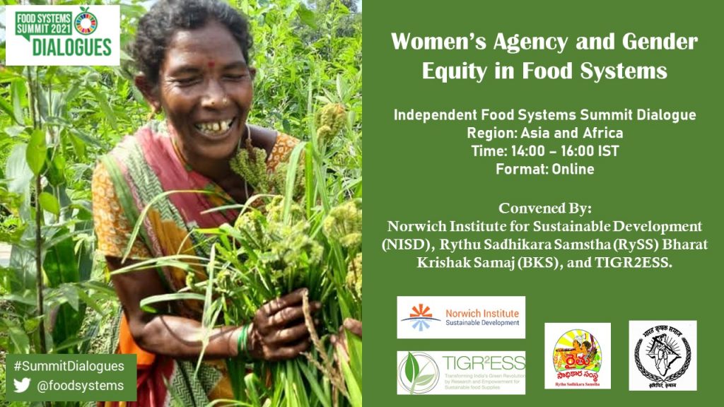 Women’s Agency And Gender Equity In Food Systems - Food Systems Summit 