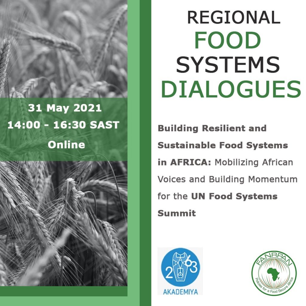 Building Resilient and Sustainable Food Systems in Africa: Mobilising ...