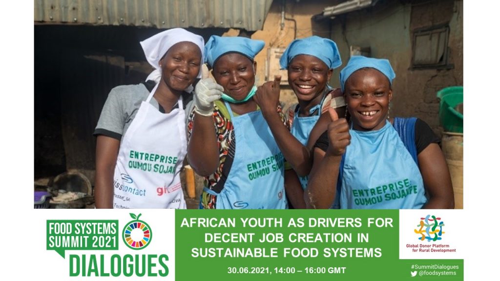 African youth as drivers for decent job creation in sustainable food ...