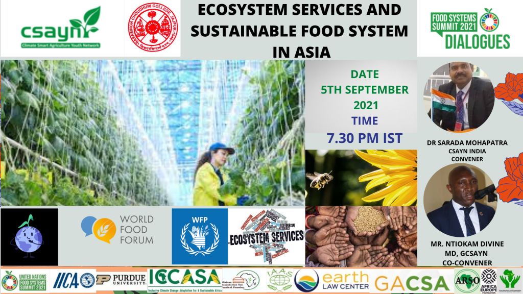 ECOSYSTEM SERVICES AND SUSTAINABLE FOOD SYSTEM IN ASIA - Food Systems ...